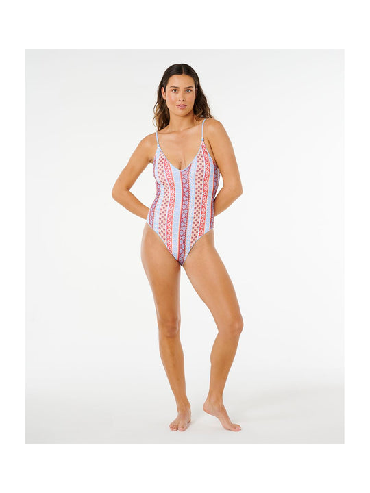 Kostium damski RIP CURL Coastal Instinct Cheeky 1Pc multikolor
