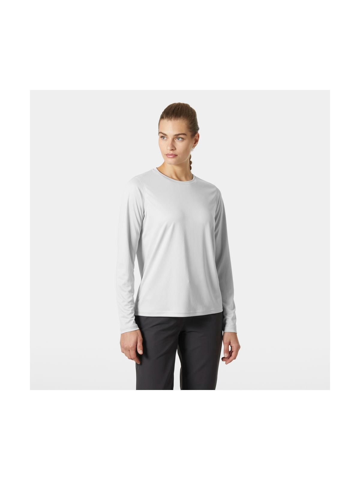 Bielizna termiczna damska HELLY HANSEN W HH TECH CREW LS 2.0 szara