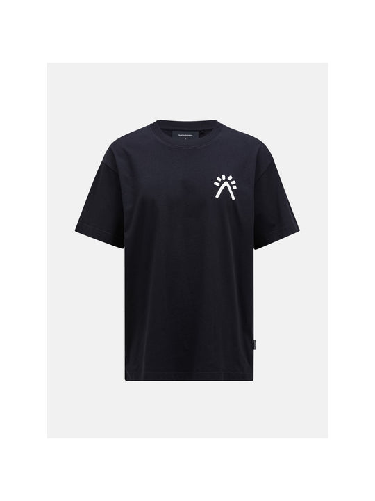 Koszulka Peak Performance M Graphic Tee czarny - Adventure Sports
