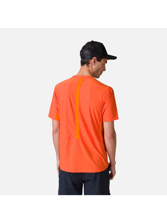 Koszulka Rossignol Melange Ss Tee pomarańczowy - Adventure Sports
