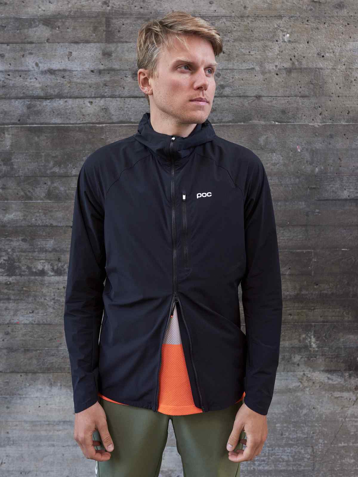 Kurtka rowerowa POC Motion Wind Jacket czarny