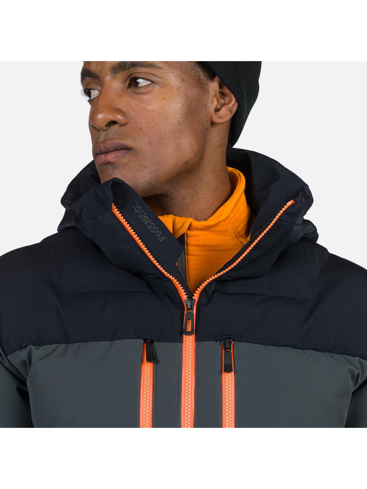 Kurtka z ociepliną syntetyczną męska Rossignol Blackside Puffy Jkt szary