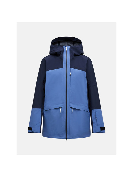 Kurtka narciarska męska PEAK PERFORMANCE Vertec HIPE 3L Shell Jacket niebieska
