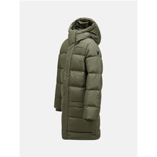 Parka Peak Performance Jr Long Puffer zielony - Kurtka - Adventure Sports
