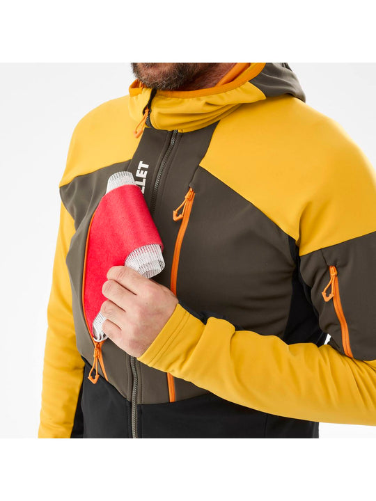 Męska kurtka skiturowa MILLET M Pierra Ment Hoodie Czarny - Kurtka - Adventure Sports
