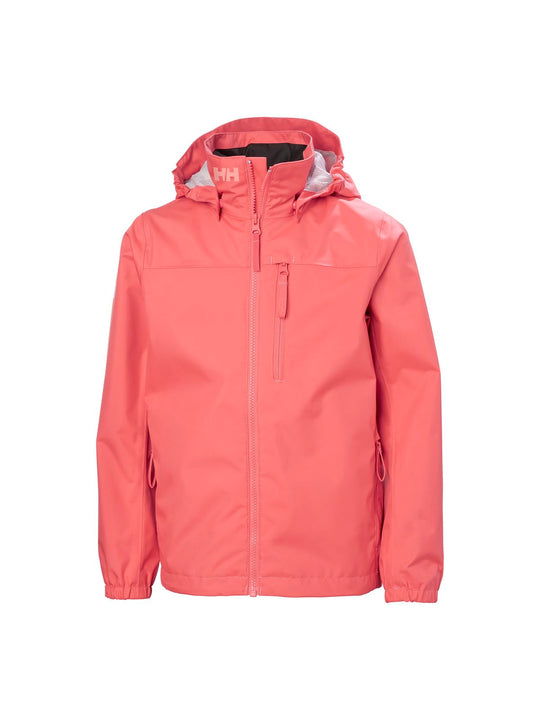 Kurtka żeglarska dziewczęca HELLY HANSEN Jr Crew Hooded Jacket różowy - Adventure Sports
