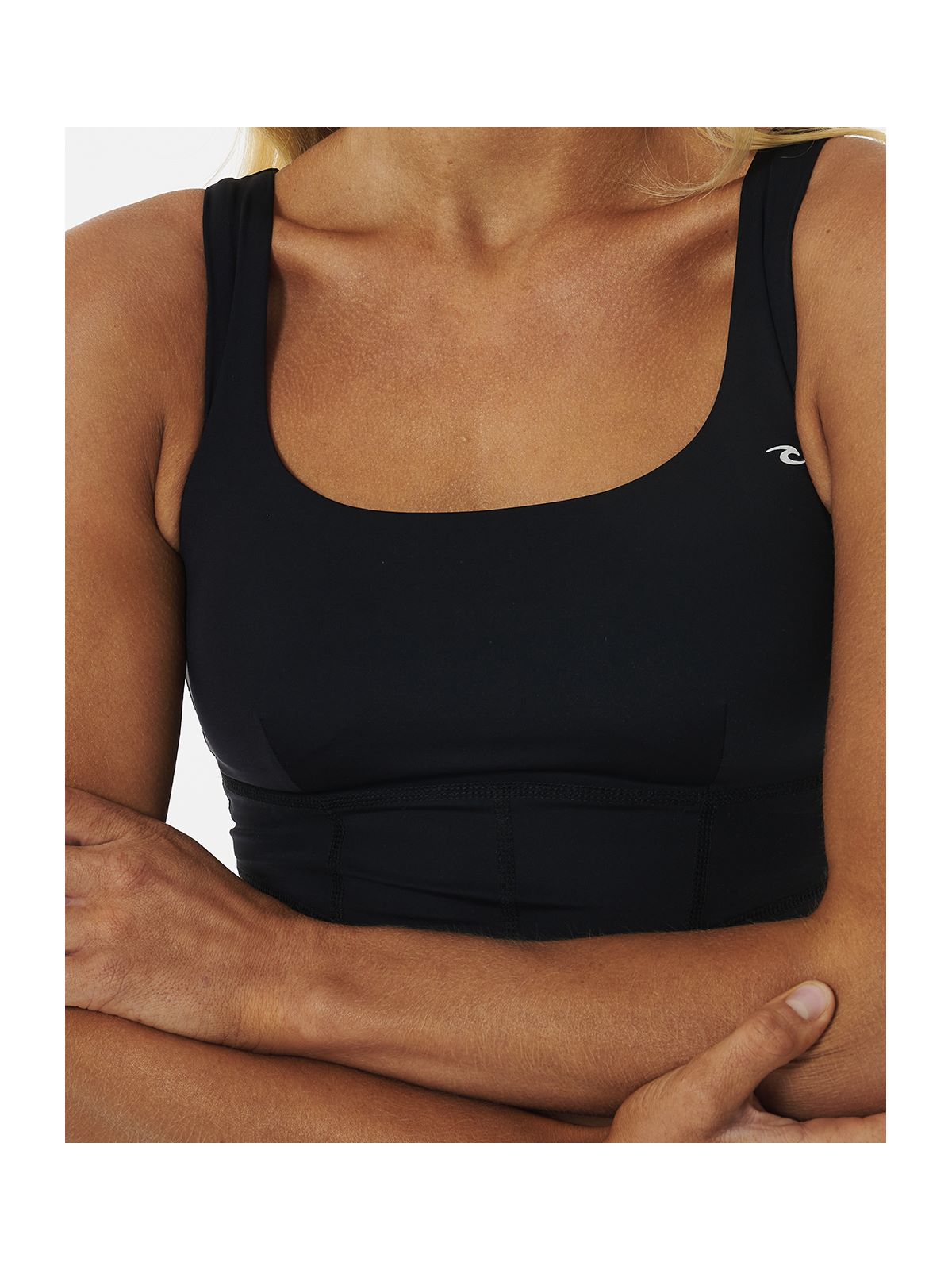 Top RIP CURL Mirage Ultimate Scoop Neck Cro czarny - Adventure Sports