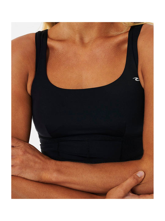Top RIP CURL Mirage Ultimate Scoop Neck Cro czarny - Adventure Sports
