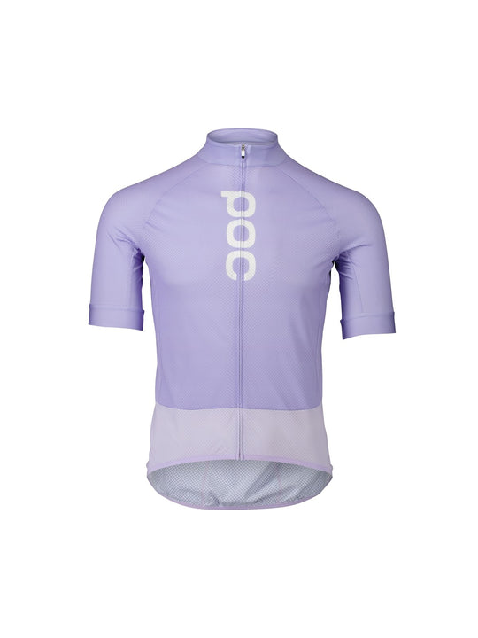 Koszulka rowerowa POC M’s Essential Road Logo Jersey fioletowy - Adventure Sports
