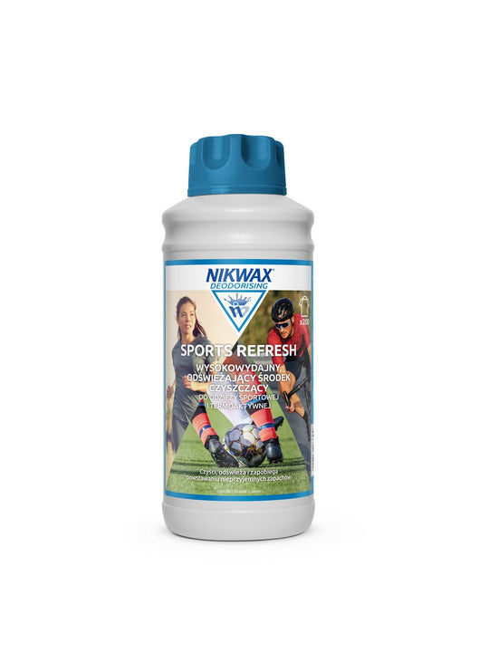 Środek czyszczący NIKWAX Sports Refresh 1 litr - TU - Środki Czyszczące - Adventure
