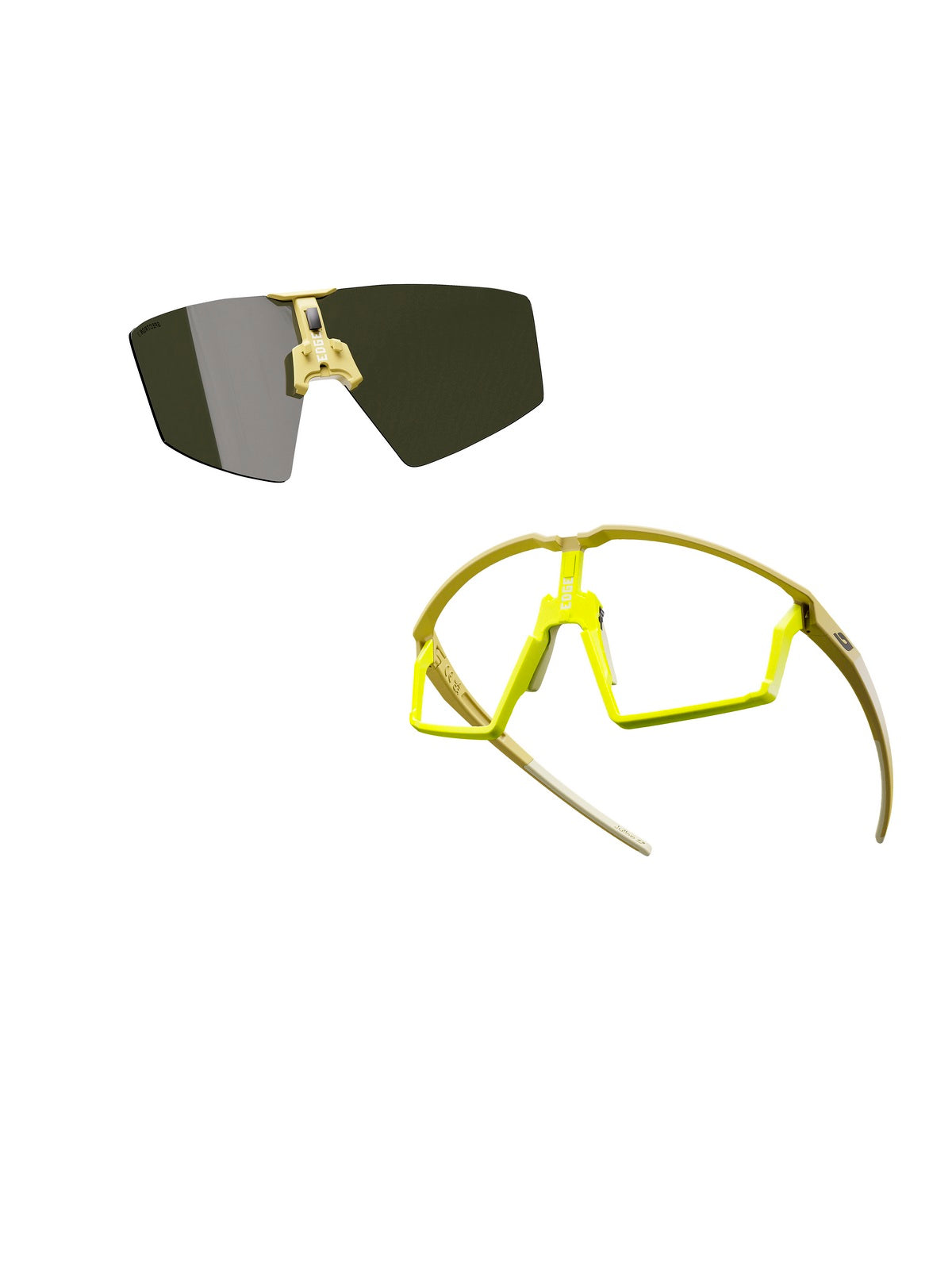 Okulary rowerowe JULBO EDGE żółty - Cat 3 Spectron - L - Adventure Sports