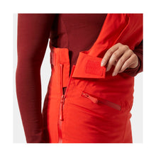 Spodnie narciarskie damskie HELLY HANSEN W ALPHELIA BIB PANT czerwone
