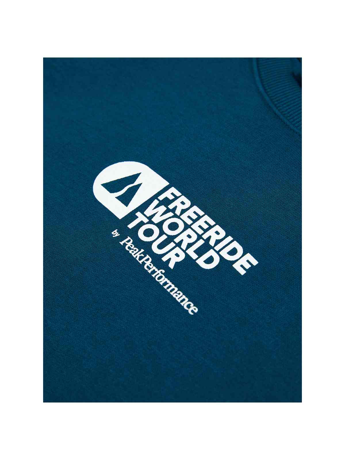 Bluza Peak Performance Fwt M Logo Crew zielony - Adventure Sports