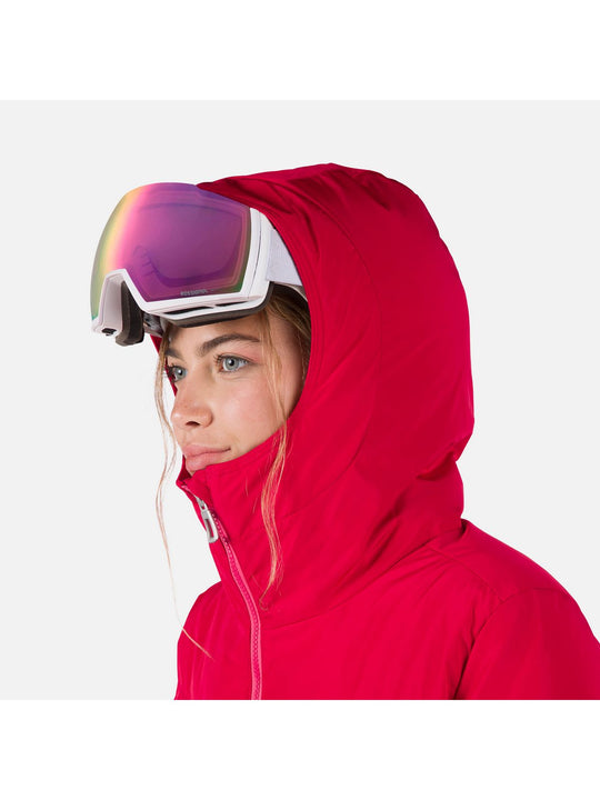 Kurtka narciarska damska Rossignol W Wispile Puffy Jkt czerwony - Adventure Sports
