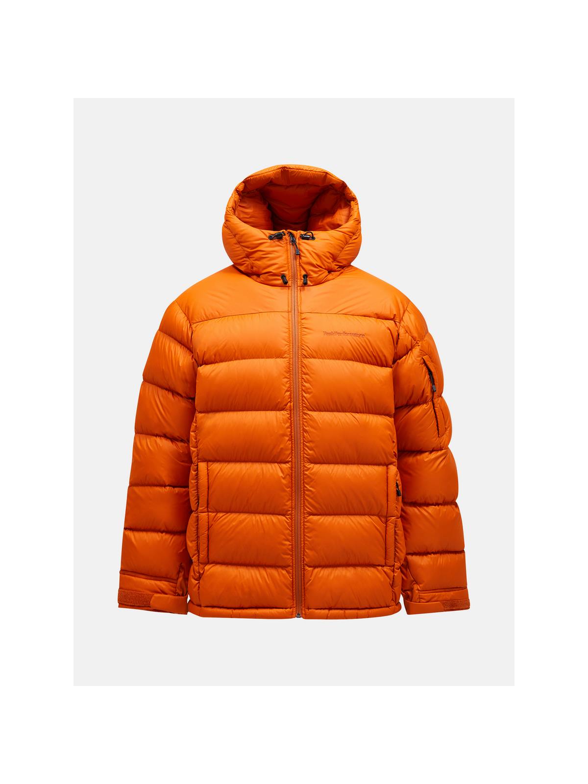 Kurtka męska puchowa Peak Performance M Frost Down Jacket pomarańczowy - narciarska - Adventure Sports