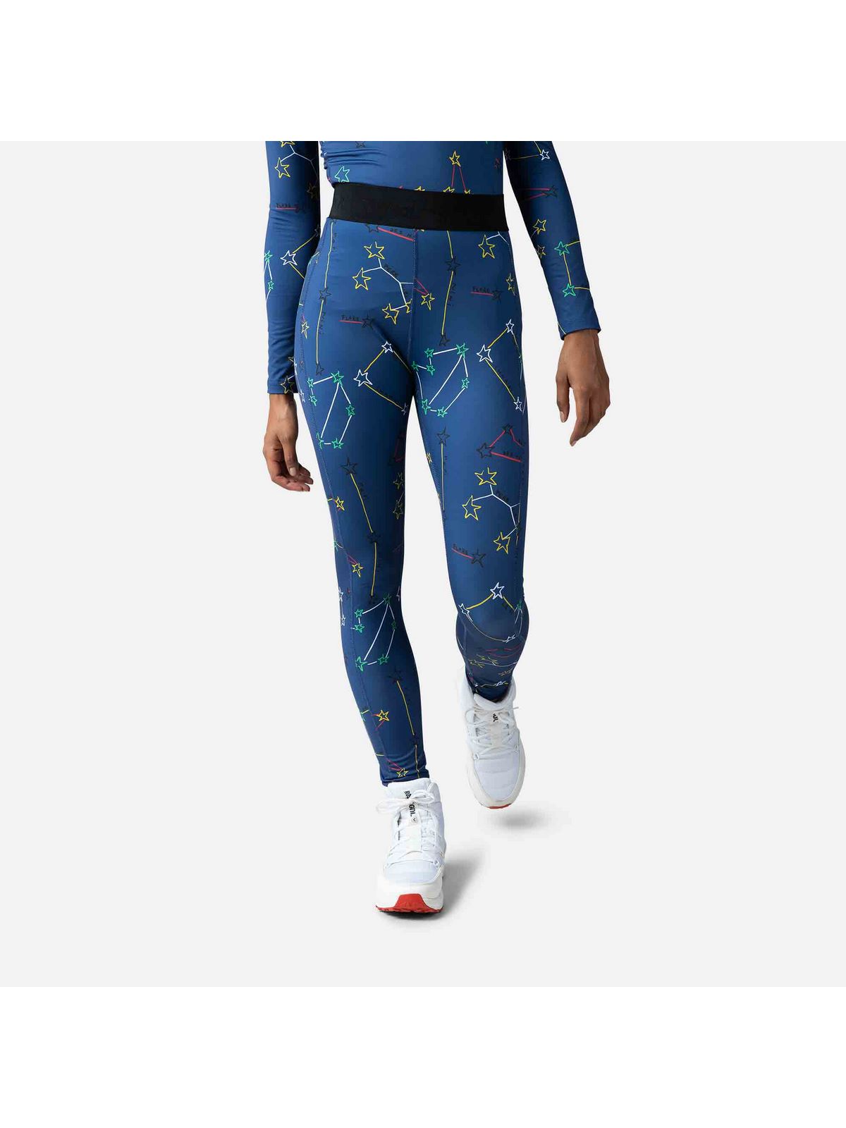 Legginsy Rossignol W Booster Tights niebieski - Adventure Sports
