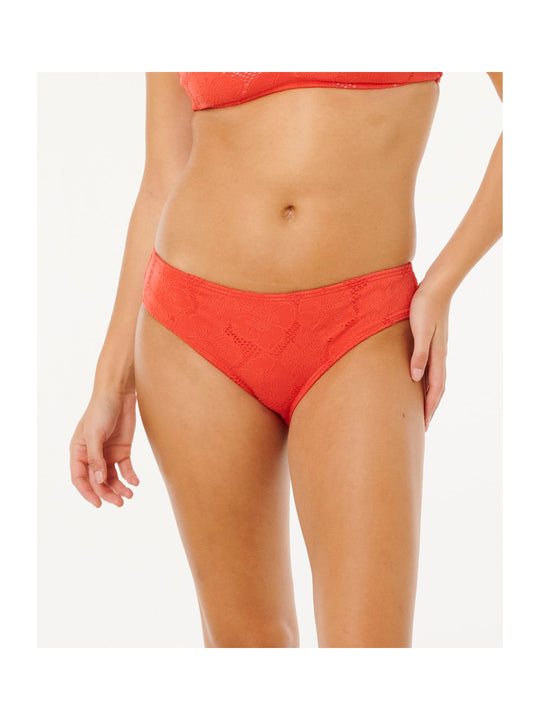 Dół bikini RIP CURL Oasis Full Pant czerwony
