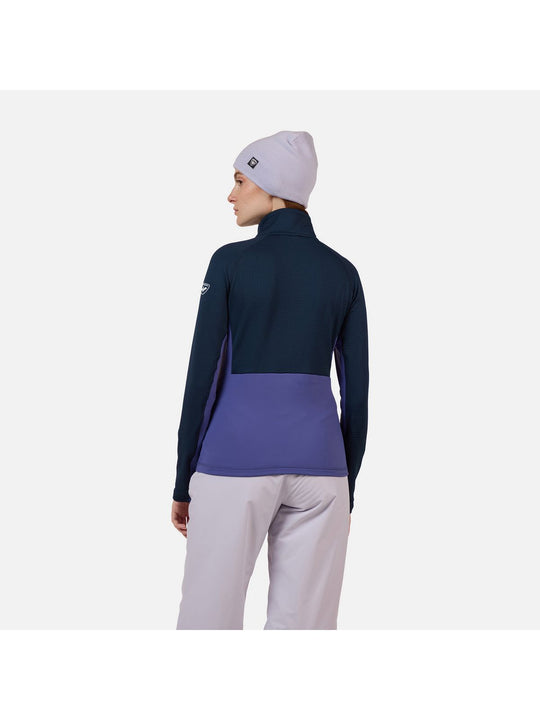 Bluza damska ROSSIGNOL W Blackside Mix HZ Fleece niebieska
