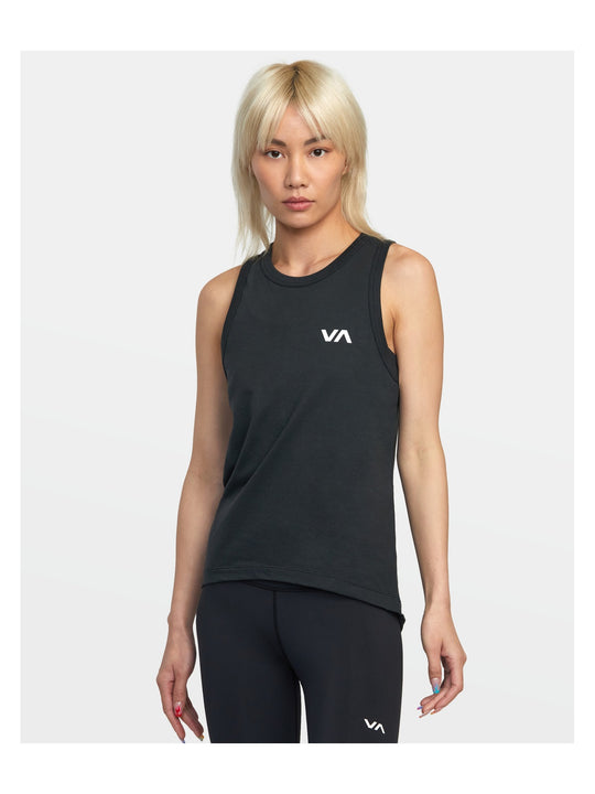 Top sportowy damski RVCA Va Muscle czarny
