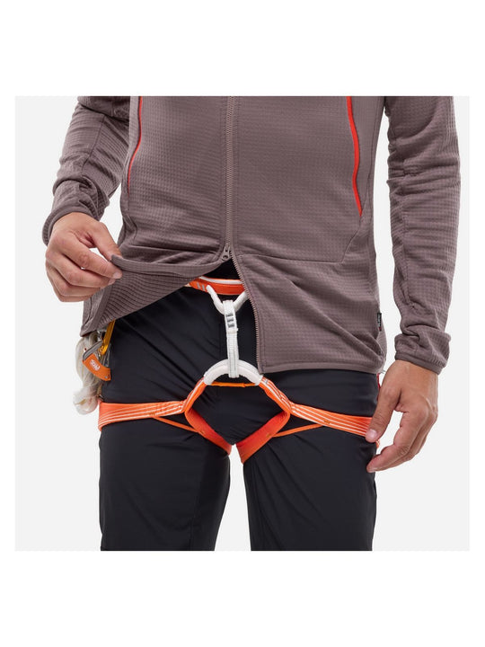 Bluza męska MILLET Fusion Grid Hoodie M fioletowa śliwkowa
