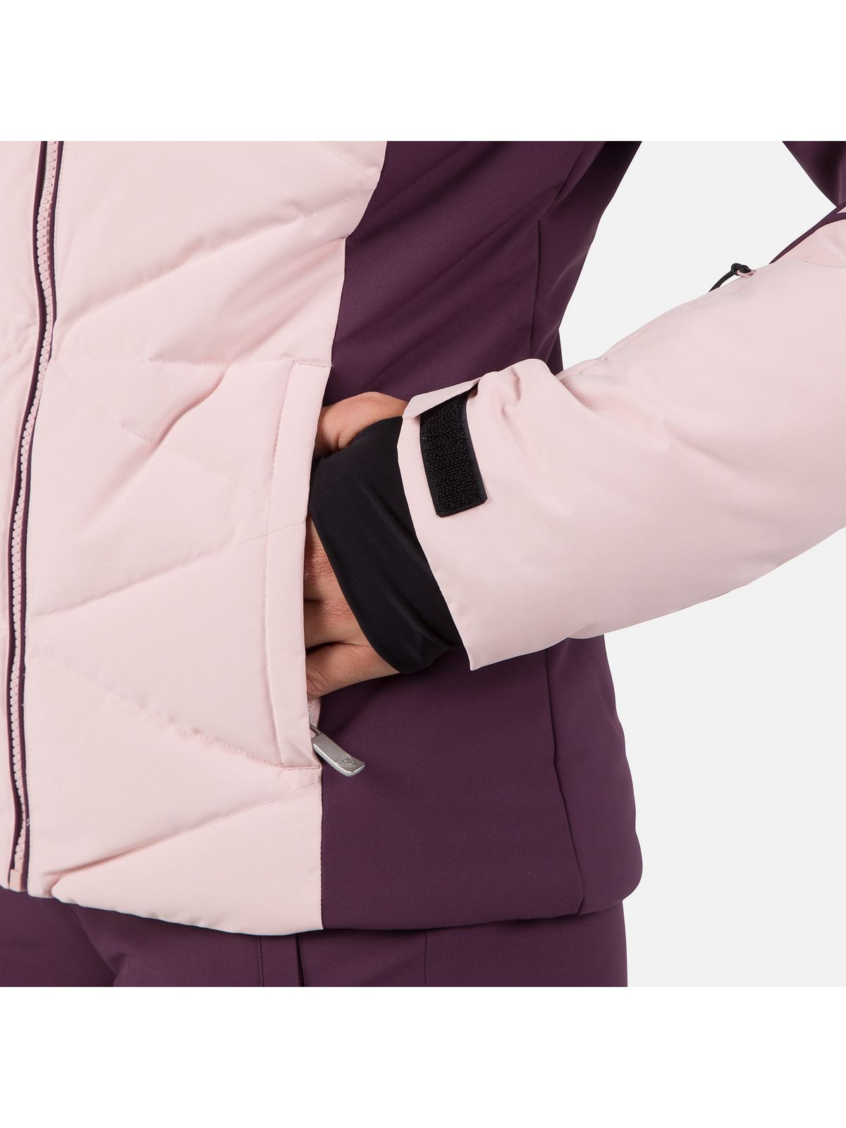 Kurtka na narty damska Rossignol W Staci Jkt różowy - narciarska - Adventure Sports