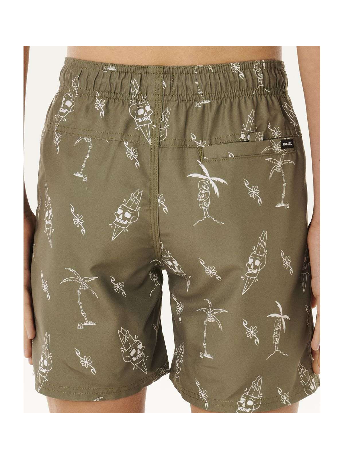 Boardshorty chłopięce RIP CURL Eternal Shred Mesh Volley-Boy zielone