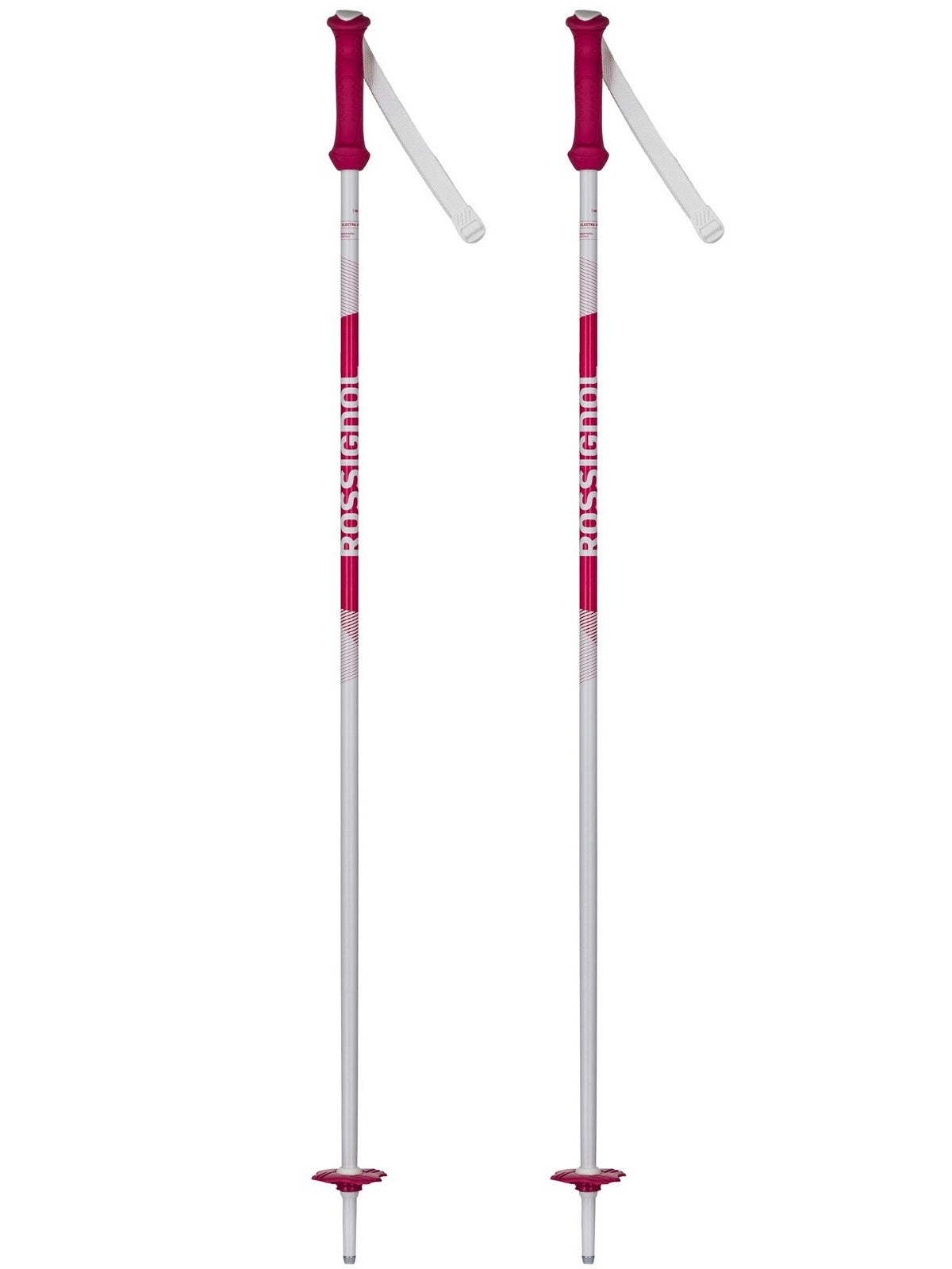 Kije narciarskie ROSSIGNOL ELECTRA JR Pink - biało/różowy - Adventure Sports
