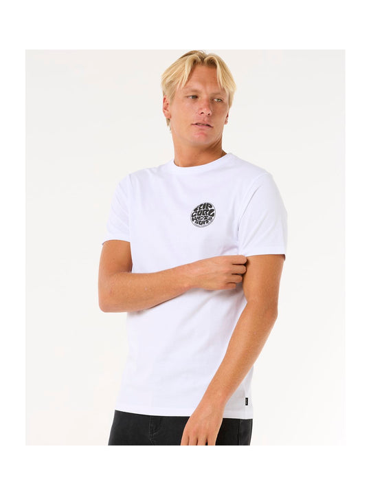 Koszulka RIP CURL Wettie Icon Tee biały
