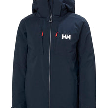 Kurtka narciarska dziecięca HELLY HANSEN JR ALPHA JACKET granatowa

