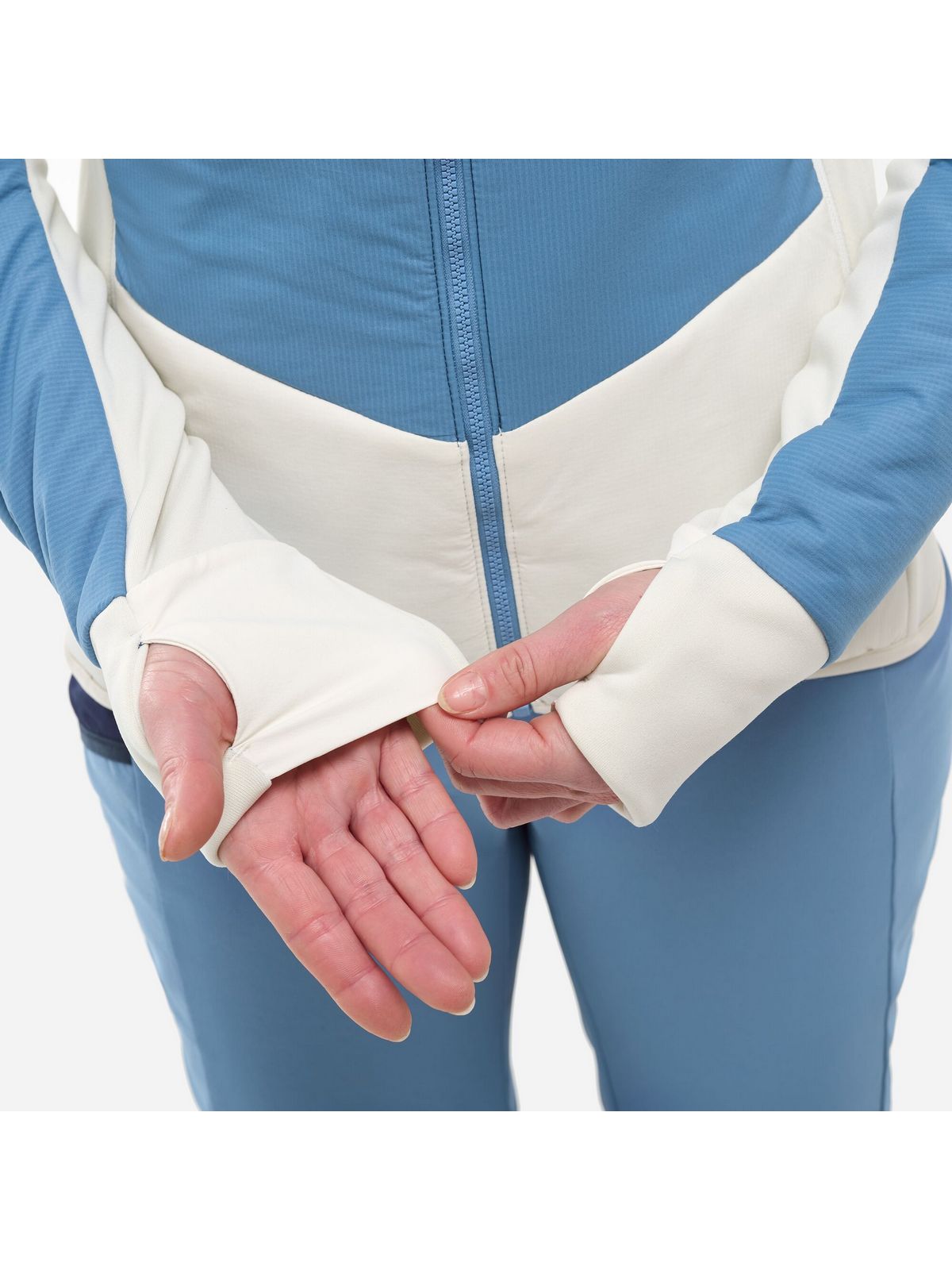 Kurtka narciarska MILLET MHITE PRIMALOFT HOODIE niebieska