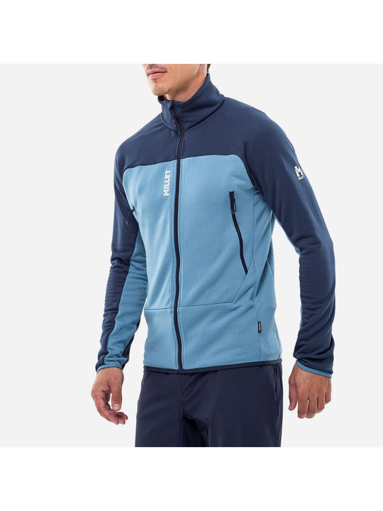 Bluza męska MILLET Fusion Grid Jkt M niebieska
