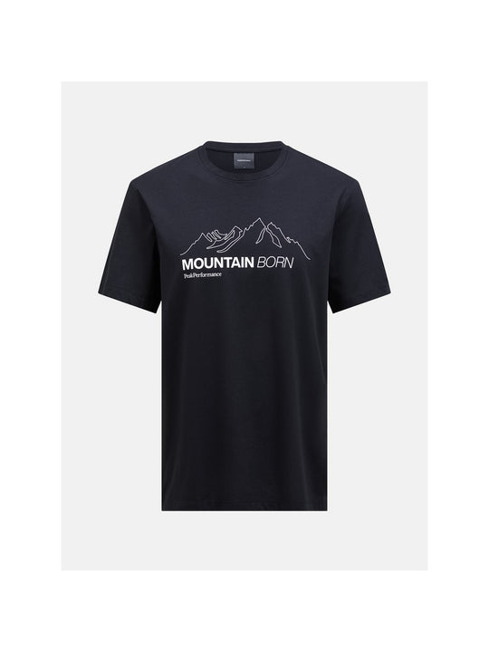 Koszulka Peak Performance M Explore Graphic Tee czarny - Adventure Sports
