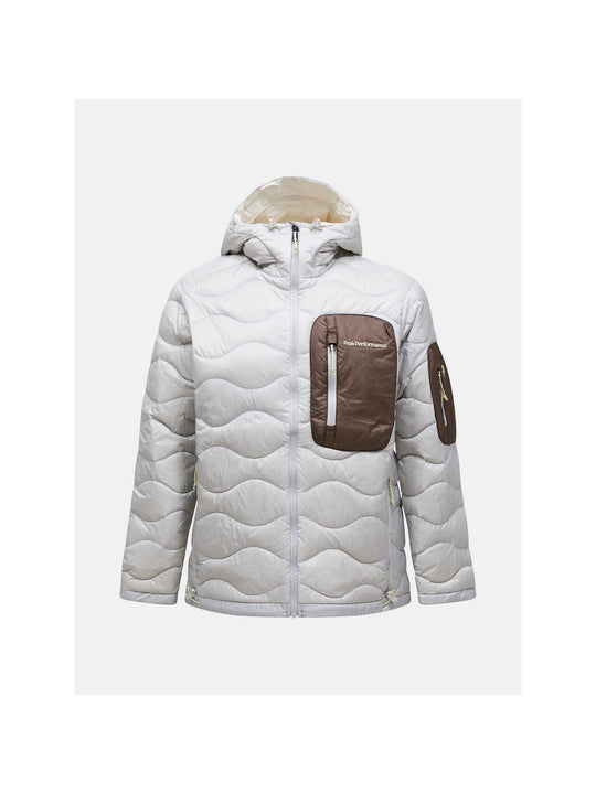 Kurtka puchowa męska PEAK PERFORMANCE Helium Utility Down Hood Jacket biała
