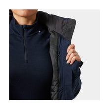 Kurtka narciarska damska HELLY HANSEN W CREWSER INSULATED JACKET granatowa
