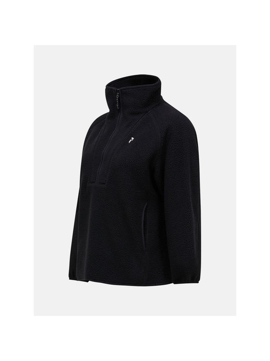 Bluza damska PEAK PERFORMANCE NatureRush Pile Half Zip czarna
