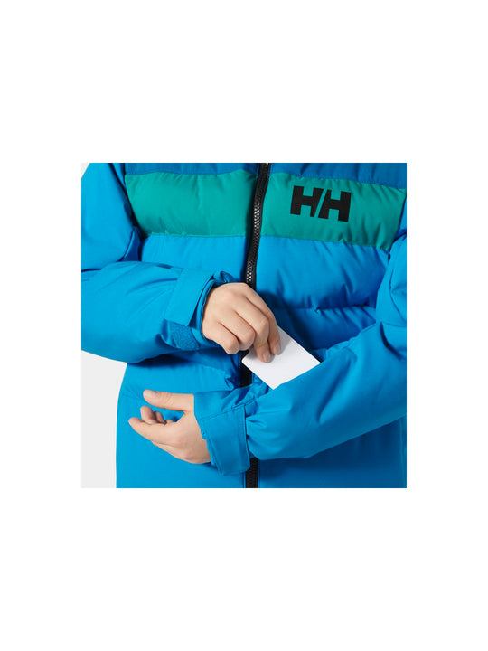 Kurtka narciarska dziecięca HELLY HANSEN Jr Cyclone Jacket kolor niebieski
