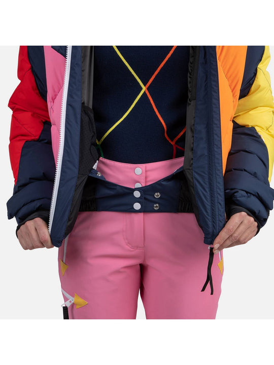Kurtka narciarska puchowa damska Rossignol W Diamond Down Bomber Jkt niebieski - Adventure Sports

