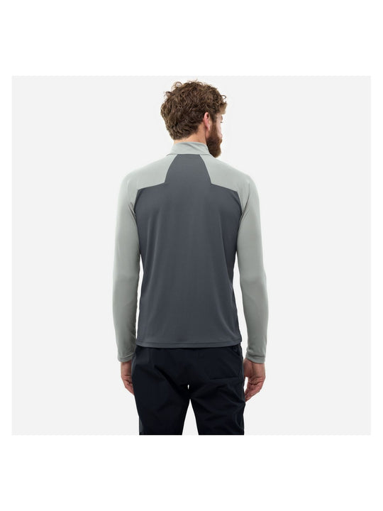 Koszulka męska MILLET Kamet Ts Zip Ls M szara
