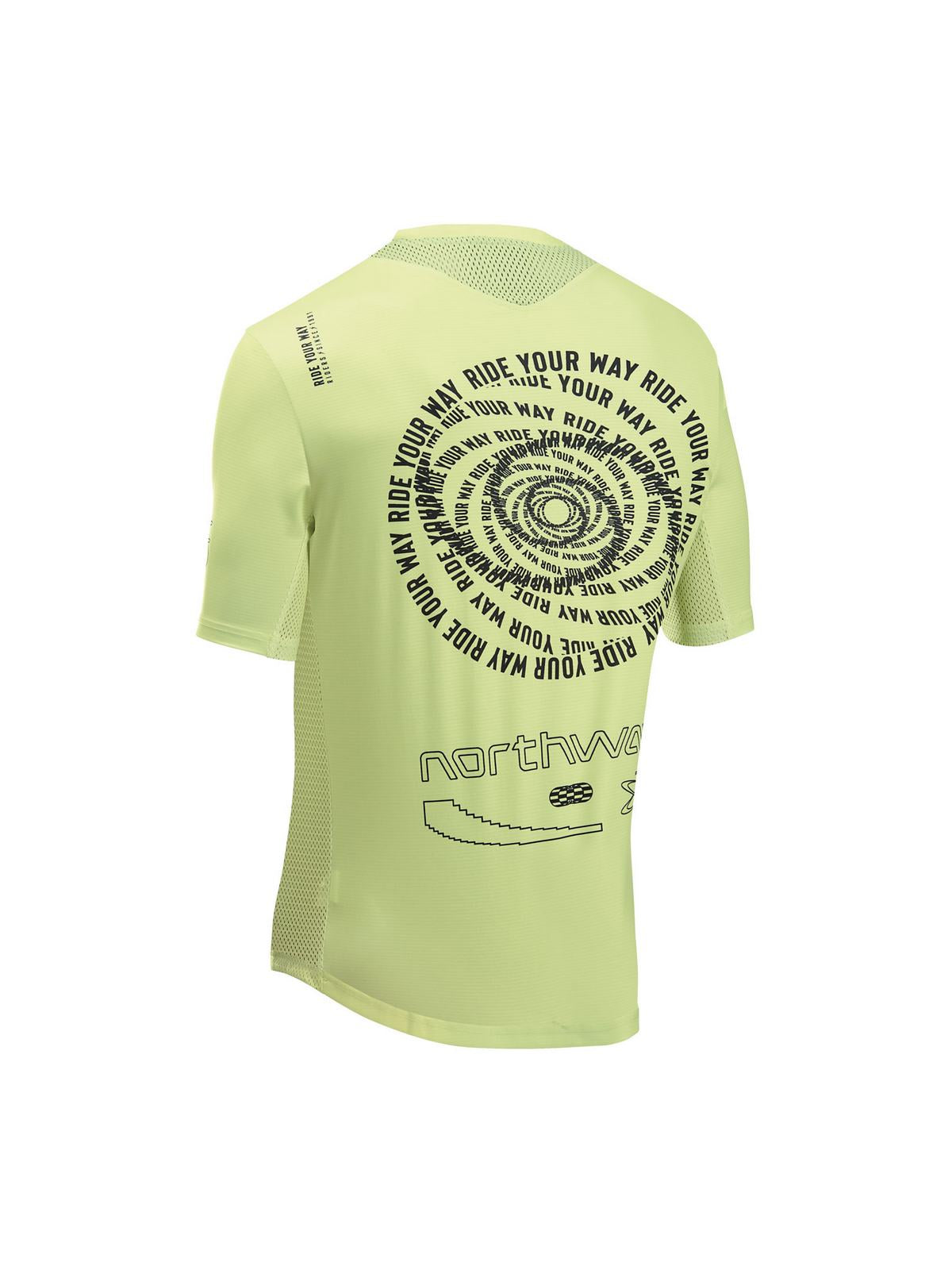 Koszulka rowerowa NORTHWAVE Edge 2 Jersey żółty - Adventure Sports