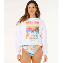 Bluza damska RIP CURL Hayley O O/S Drop Shldr Crew biała
