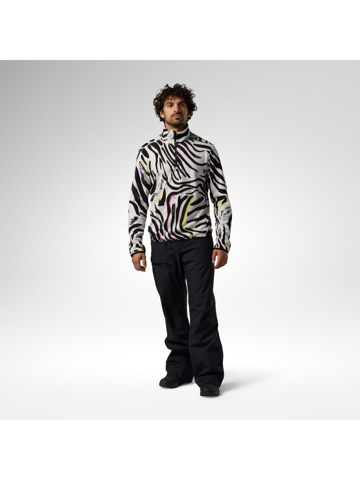 Bluza męska ROSSIGNOL M Quarter Zip Polar Fleece multikolor