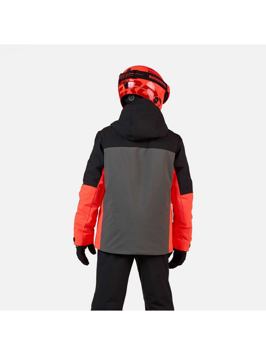 Kurtka narciarska dziecięca ROSSIGNOL Jr Hero Velika Insulated Jkt czarna
