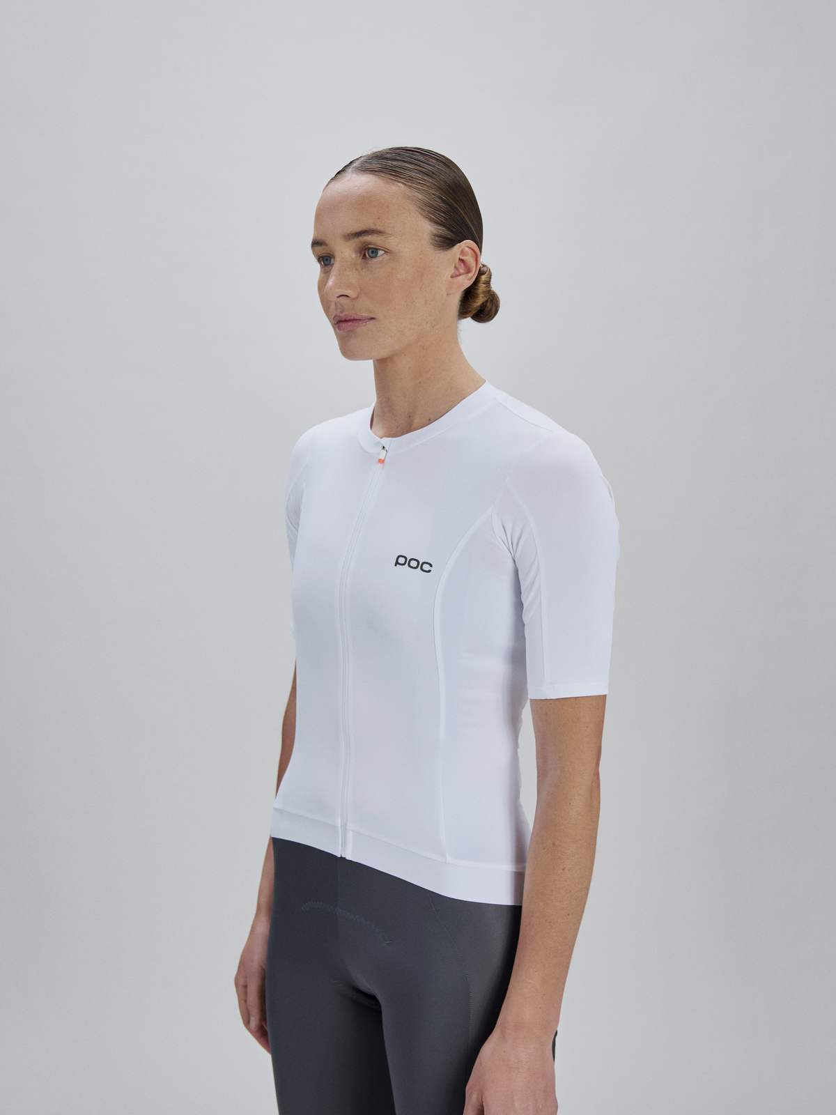 Koszulka rowerowa damska POC W's Cadence Jersey biała