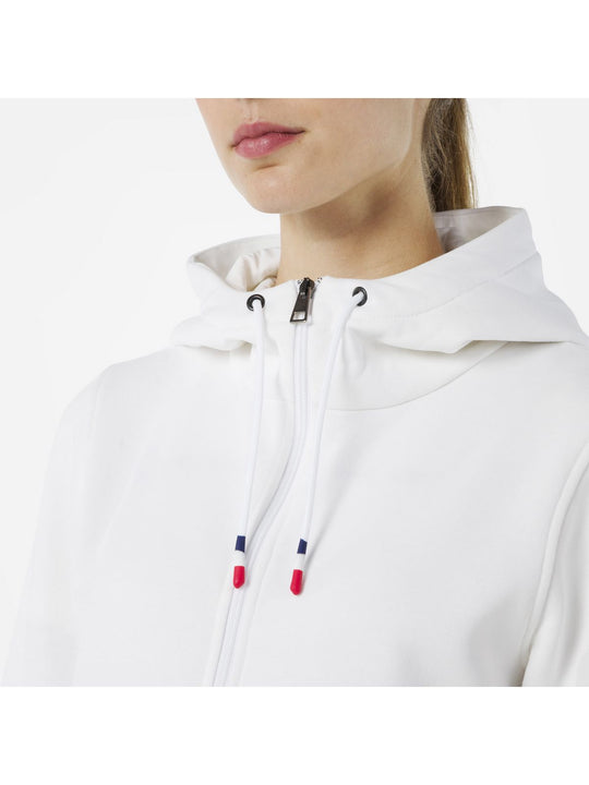 Bluza Rossignol W LOGO SWEAT FZ HOOD FL biały - Adventure Sports
