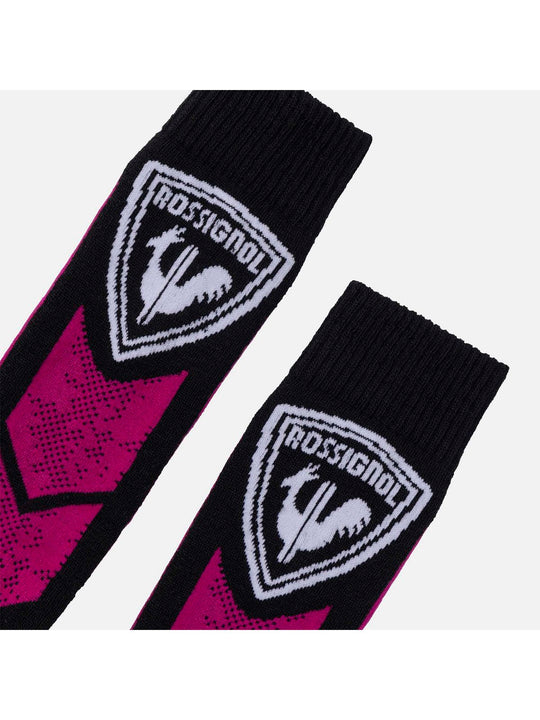 Skarpety narciarskie dziecięce ROSSIGNOL JR THERMOTECH SOCKS różowe
