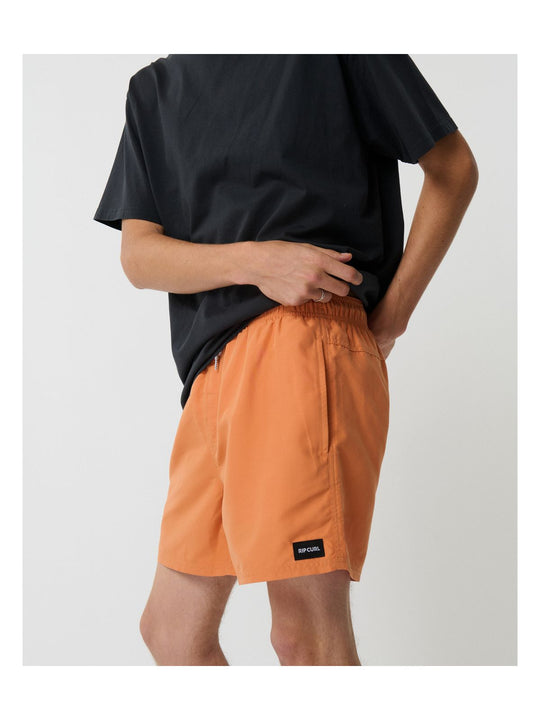 Boardshorty męskie RIP CURL Offset 15 Volley pomarańczowe
