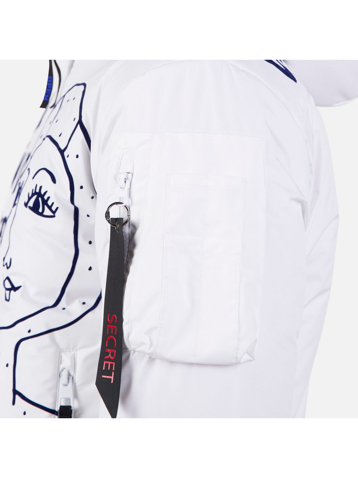 Kurtka narciarska damska Rossignol W Yety Fleecy Bomber Jkt biały - Adventure Sports