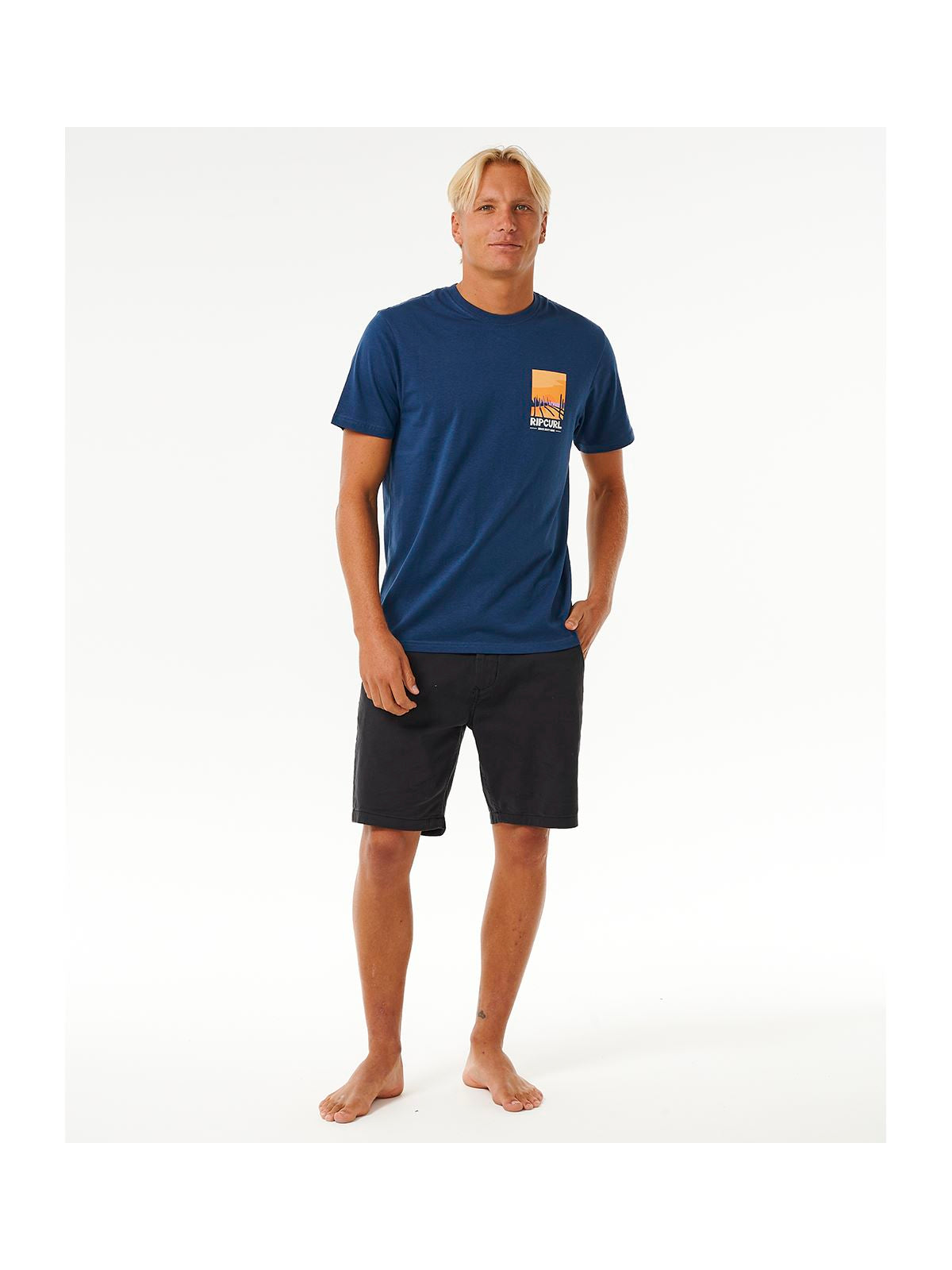 Koszulka RIP CURL Keep On Trucking Tee granatowy - Adventure Sports