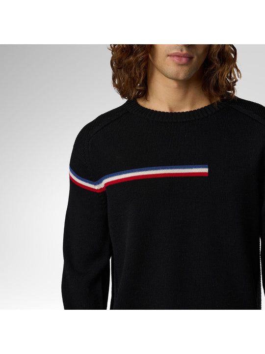Sweter męski ROSSIGNOL M Odysseus Crew Merino Sweater czarny
