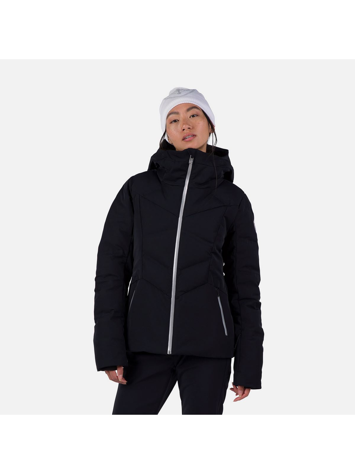 Kurtka ocieplona PrimaLoftem Rossignol W Blackside Puffy Jkt czarny - narciarska - Adventure Sports